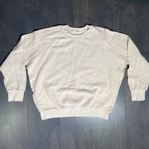 Perfectwhitetee Cream Sweater Women’s Size Medium